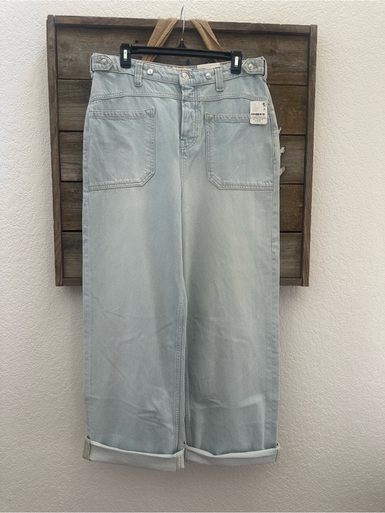Free People Denim - Free People We the Free Palmer light wash cuff denim jeans size 29 NWT